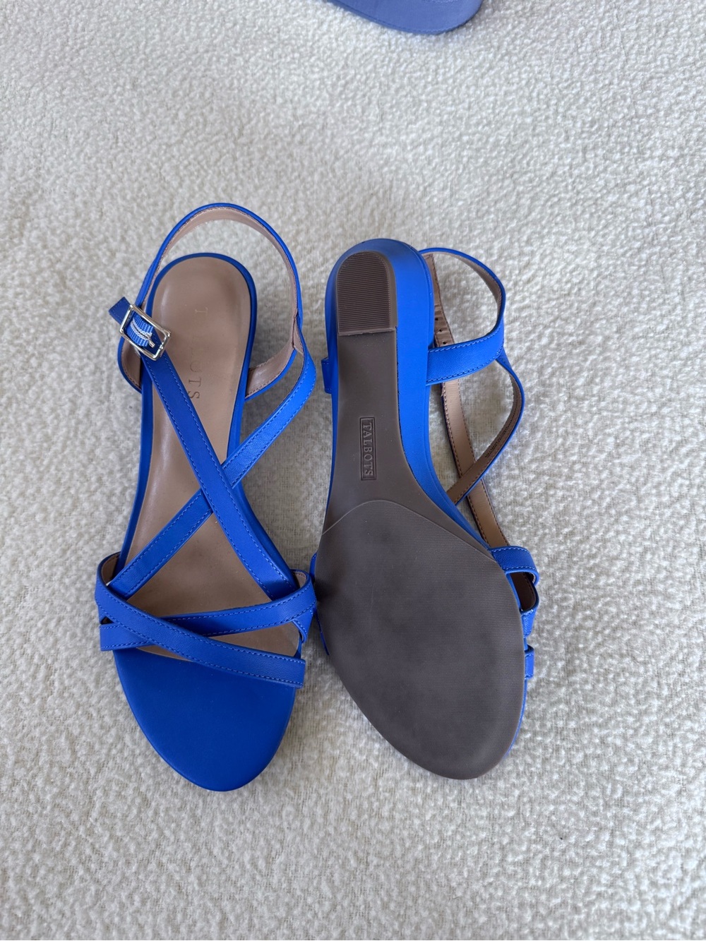 Women’s Blue Strappy Slingback Sandals
